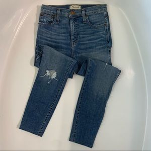 Madewell 10” High rise skinny size 26